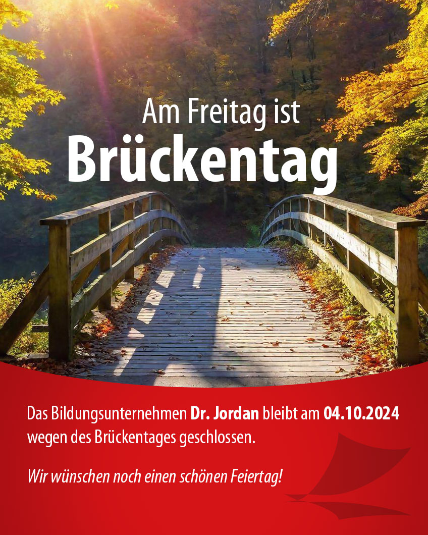 Freitag ist Brückentag